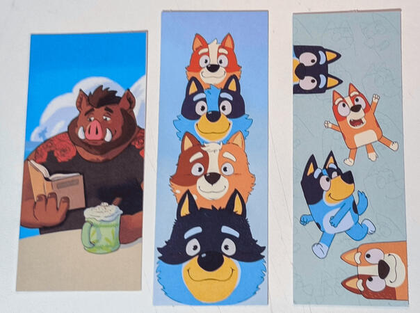 4 different bookmarks